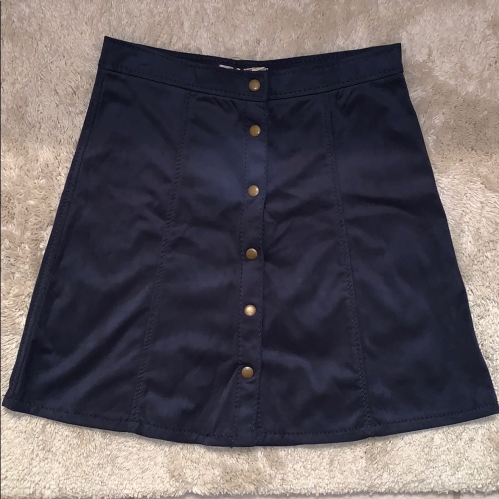 Navy skirt